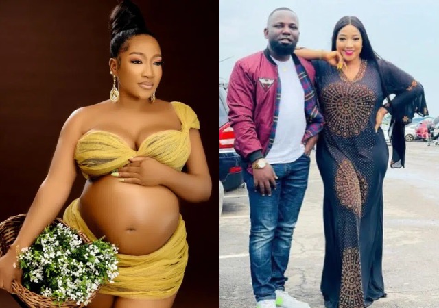 "Hope he is not someone else’s husband?"- Photo of Christabel Egbenya’s baby daddy surfaces after she supported Yul Edochie’s 2nd wife