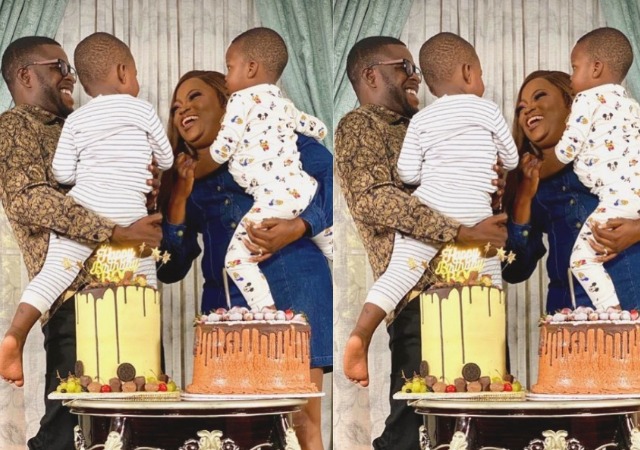 "Don't Let Anyone Spoil Your Vibes" JJC Skillz Writes In Support Of Wife Funke Akindele After His Son Called Funke Out Online
