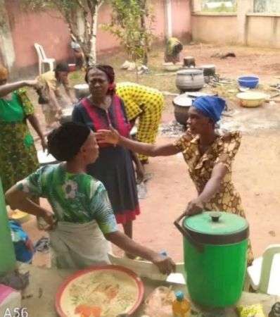 “Chai, with all the wealth she flaunts online see her papa burial” reactions as photos of BBNaija’s Ifu Ennada father’s funeral leak online