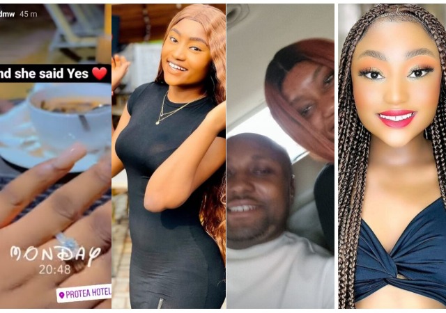 ‘Na because of Davido money e gree marry am’ – Reactions as Davido’s Manager, Israel DMW gets engaged! [Photos]