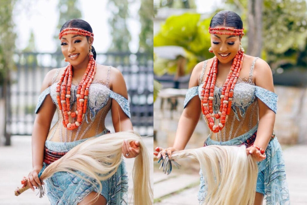 First official Photos from Rita Dominic and Fedilis’s Traditional Wedding – Confirms She’s Pregnant