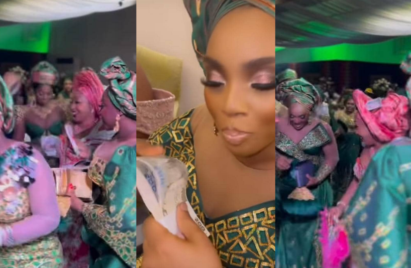 Nollywood Actresses Make It Rain Dollars and Naira on Rita Dominic As They Join Her on the Dance Floor [Video]