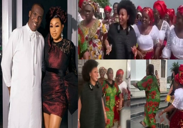 Nollywood Actress Rita Dominic Undergoes Welcome Ritual into Her Husband’s House