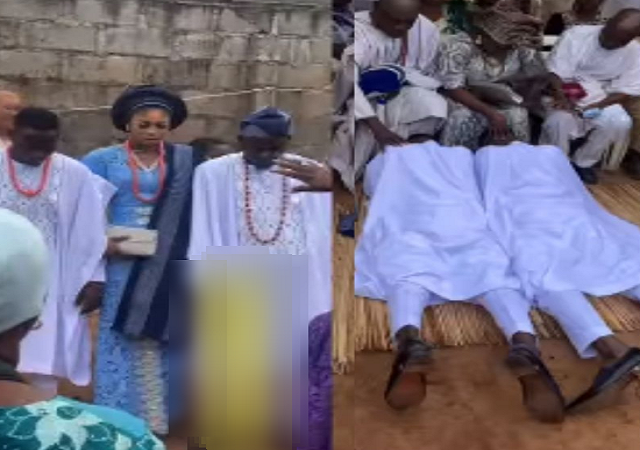 ‘Crazy Things Are Happening’ – Netizens Reacts As Male Twins Reportedly Marry One Bride [Video]