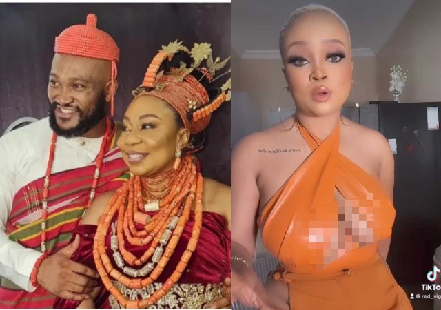 "Looking like mom and son, maureen looks better"-Trolls mock Blossom Chukwujekwu for dumping a younger wife to marry older woman