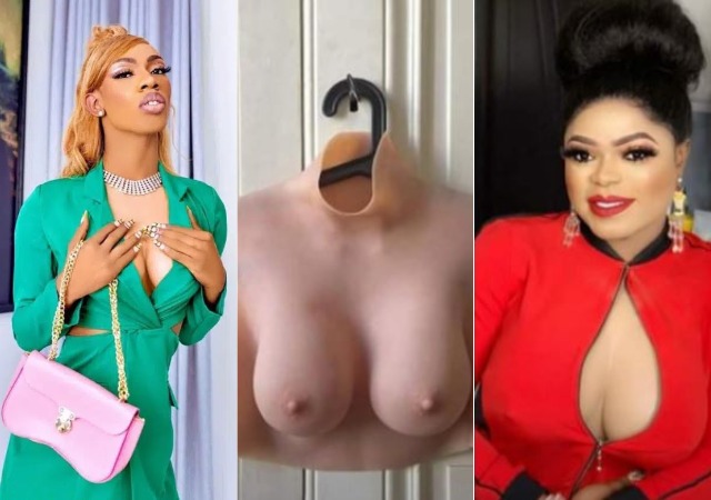 He forgot to buy his colour’ – Reactions as James Brown buys fake B00bs to compete with Bobrisky