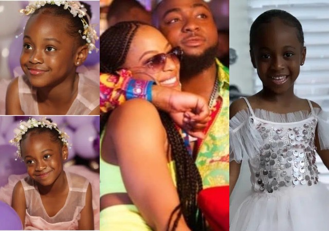 “You are my twin”-Davido and babymama, Amanda celebrate Hailey Adeleke as she clocks 5