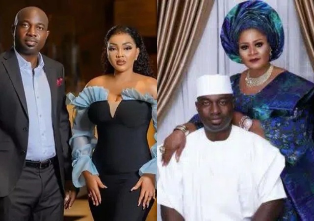 "She should learn to look away"-Reactions as Adekaz’s first wife drags Mercy Aigbe for celebrating her son's birthday in her house