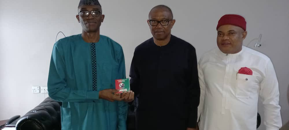 Peter Obi Joins Labour Party Days after Dumping PDP