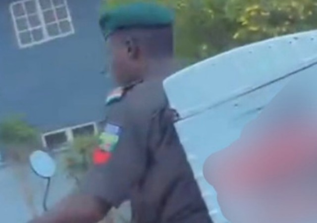 Make Corporal no get side hustle? – Reactions to video of policeman in uniform riding delivery bike in Benin