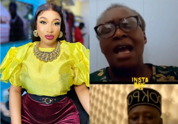 Critics drag Tonto Dikeh for shading Kemi Olulonyo over Kpokpogri’s demolished building