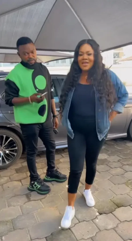 Congratulations Rolls In As Toyin Abraham Flaunts Baby Bump [Video/Photos]