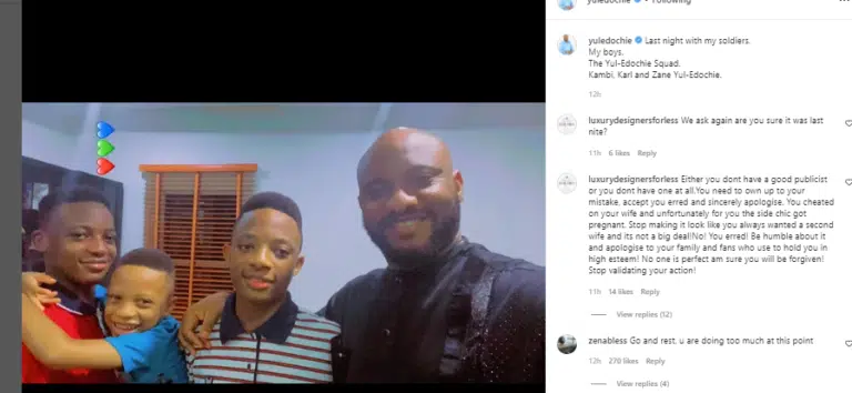 Yul Edochie Draged through the Mud for Involving Their Teenage Daughter in the Marital Crisis