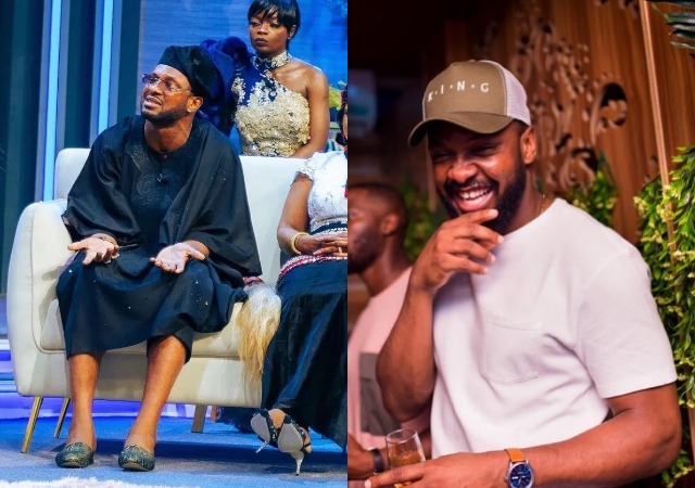 "Cross ballet shoe don go cross of cavalry"- BBNaija’s Cross becomes an instant meme over his outfit to the reunion