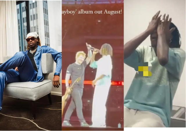 Moment Fireboy broke down in tears of gratitude after performing at Wembley Stadium with Ed Sheeran [Video]