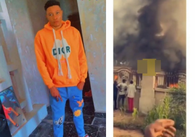 Angry Residents Raze Down The House Of The Boy, Chukwukere Ifeanyi That R@ped A Girl To De@th*