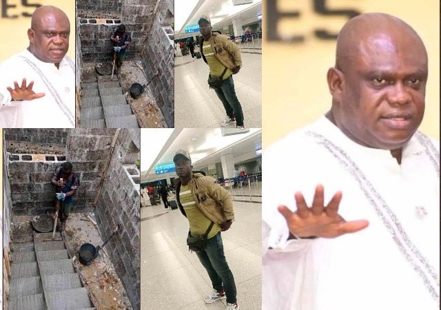 “Destiny Helper and Pastor of the Year” – Reactions as OPM G.O Helps Bricklayer; Offers Him Scholarship Abroad