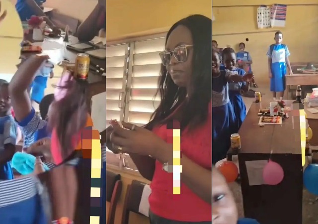Primary school teacher gets emotional as her pupils surprise her on birthday [Video]