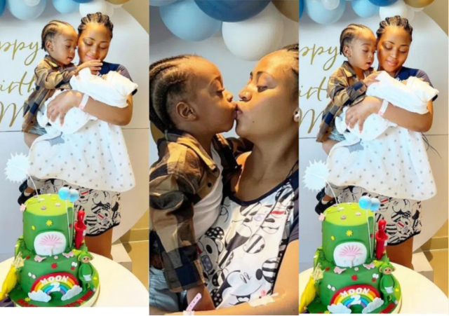 Latest mom Regina Daniels shares beautiful moments from son, Munir’s second birthday party [Photos]