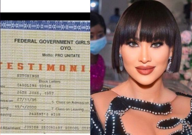 Caroline Danjuma shares secondary school testimonial, reveals real age