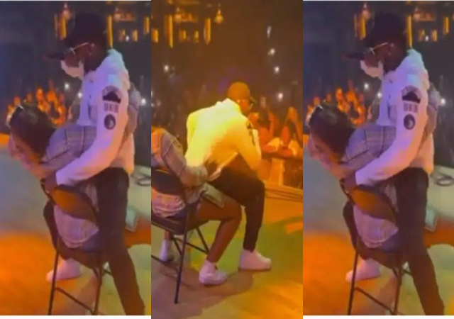 “She is one of my staffs now” – Kizz Daniel gives update about lady he ‘hijacked’ on stage [Video]