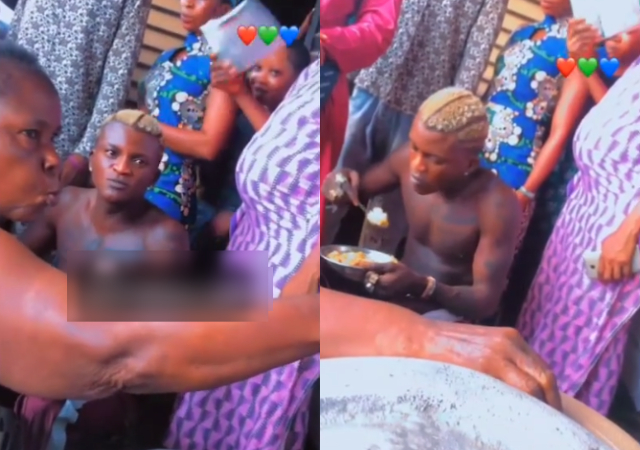 Netizens Slam Portable For Making Woman Fan Him While Eating At A Local Restaurant