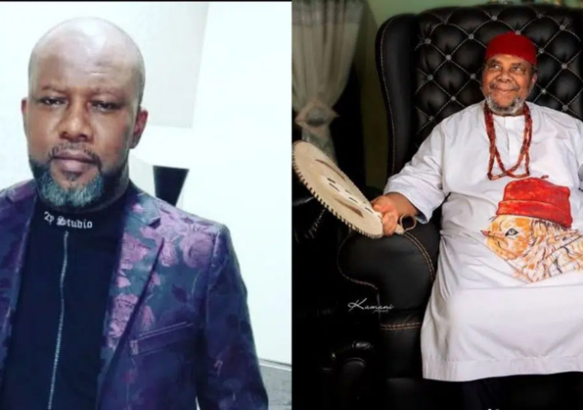 Uche, Pete Edochie’s son speaks following reports about father’s death