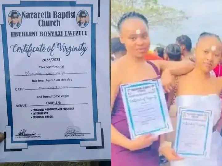 Church Gives Certificate Of Virginity To Ladies After Test [Photos]
