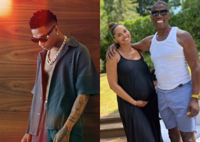 “Starboy’s Legal Wife”- Fans Hail Wizkid’s Babymama Jada P's as Her Big Baby Bump Photo With Her Dad Goes Viral
