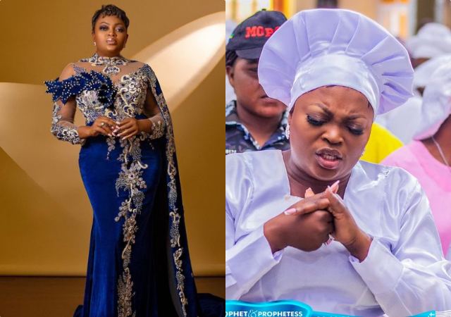 How Celestial Church healed Funke Akindele after fainting in boarding school- New details emerge