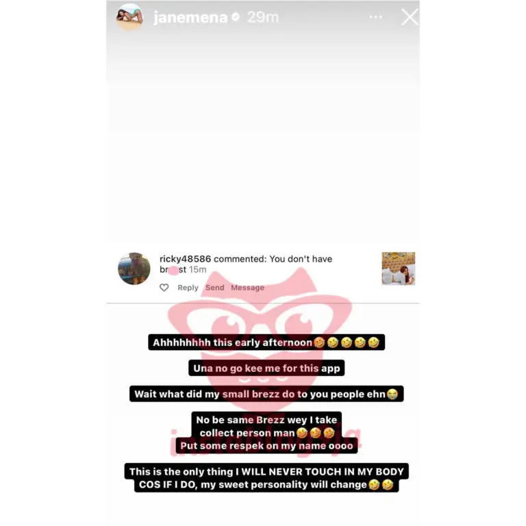 Married Instagram Dancer, Jane Mena Brags about How She Used Her Body to Snatch Someone’s Man