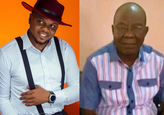 Nollywood celebrities consoles Ken Erics as he loses dad