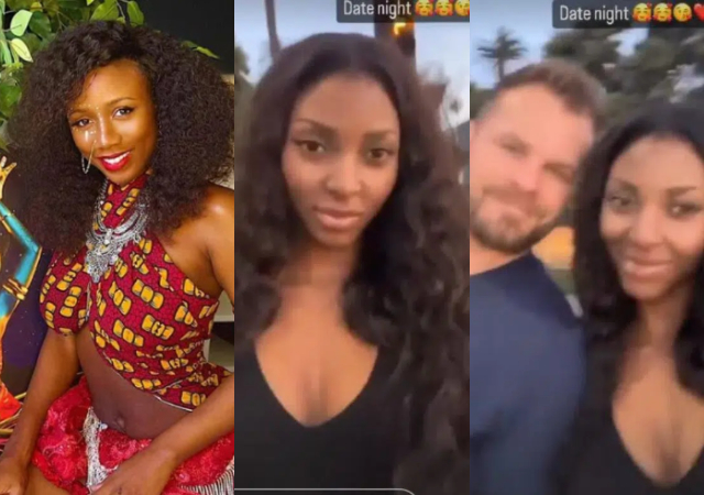 "The next woman he got was still black"- Korra Obidi reacts to video of her ex husband going on a date with unknown lady [Video]