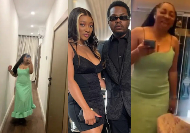 “Another baby boy” -Fans reacts as Olamide’s wife, Adebukunmi fuels pregnancy rumours