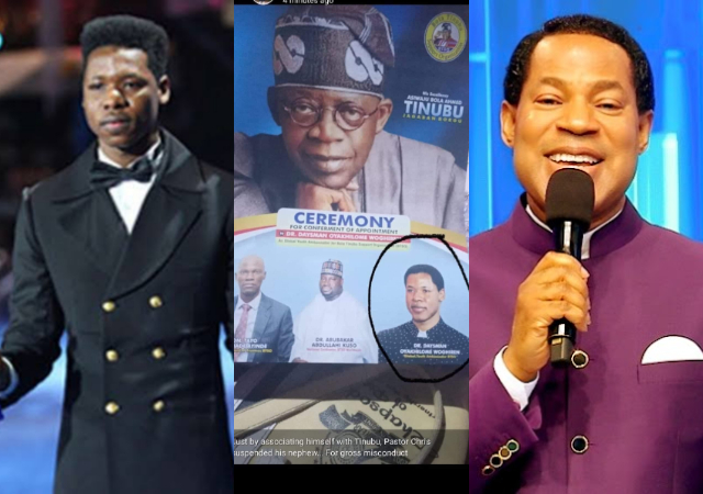 Chris Oyakhilome Suspends Nephew For Act Of Gross Misconduct, places him under spiritual rehabilitation [Video]