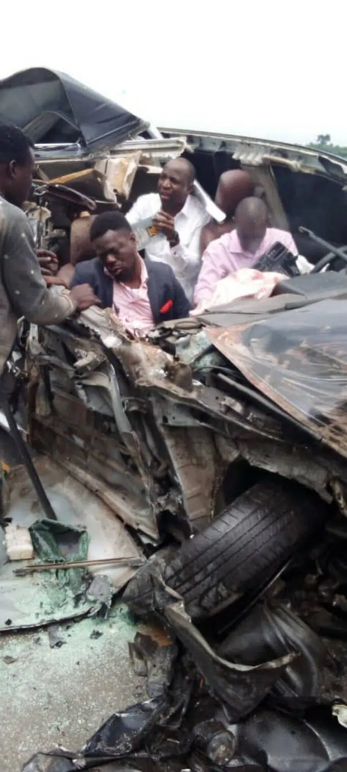 Endless Celebrations as Gospel Singer, Dunsin Oyekan Survives Horrific Accident [Photos]