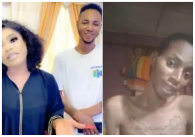 “Did I Force You To Do It?” – Bobrisky Reacts As Fan Who Drew Tattoo Of Him Says He Has Been Suffering Ailment [Video]