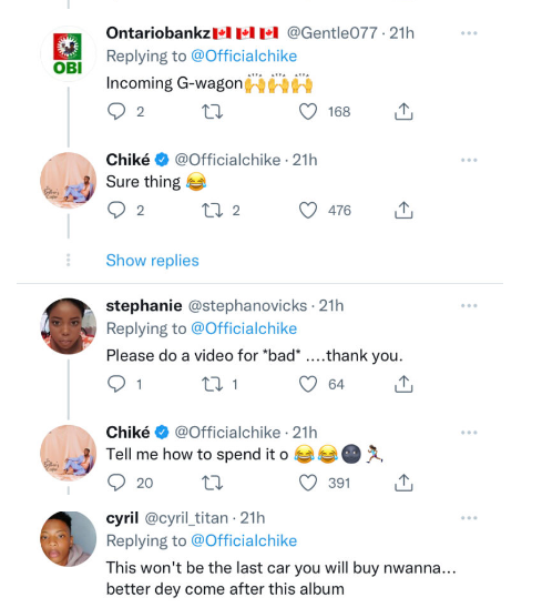 ‘Guy Man even sold his shoes’ – Reactions as Chiké admits selling his Benz-GLE; sparks financial struggle rumour
