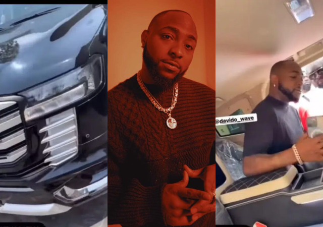 Singer Davido causes a buzz online as he splashes millions on a brand new car