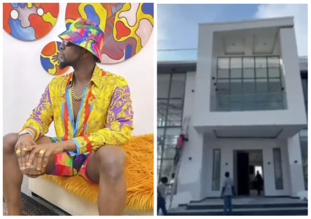 Congratulations pours in as Kizz Daniel achieves life dream, acquires a mansion by the waterside 