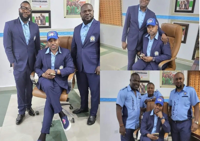 “Agberos in suit”- reactions as MC Oluomo unveils uniform for Lagos state parks [photos]