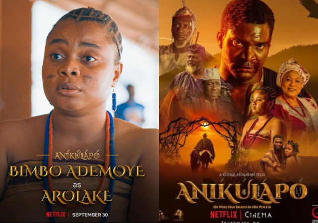 Bimbo Ademoye responds to critics of her role in Kunle Afolayan’s movie 'Anikulapo'