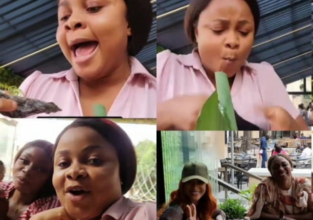 Don't spit it out- Moment Adesua, Bisola Aiyeola cajoled Bimbo Ademoye for ‘disgracing’ them at a restaurant