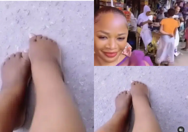 Video of late, Bimbo walking barefooted at the market as an allege ritual process for IVD surfaces 