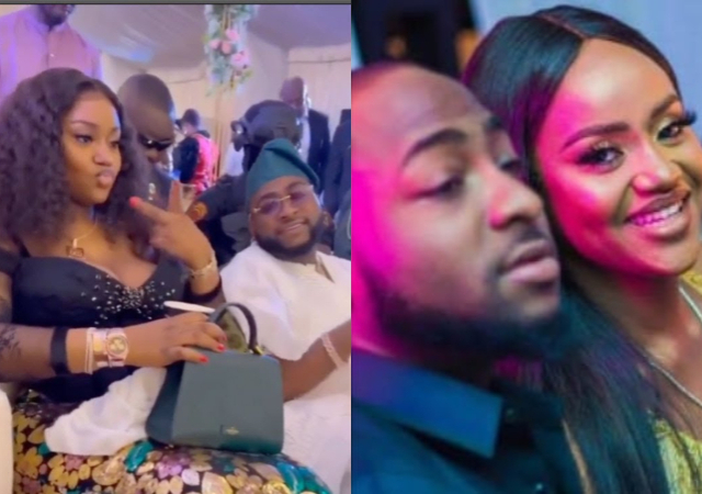 There’s nothing wrong in what he did- Video of Davido snatching cup of drink from Chioma at an event sparks debate