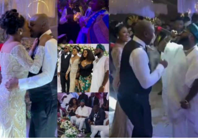Excitement as Davido Performs with All His Heart at Isreal DMW’s Wedding Reception [Video]