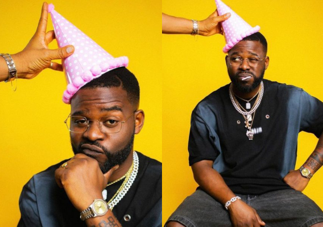 Falz’s Mother Surprises Him with ‘Drummers’, Paranran, As He Clocks 32nd, Prays for Wife and Not Baby Mama