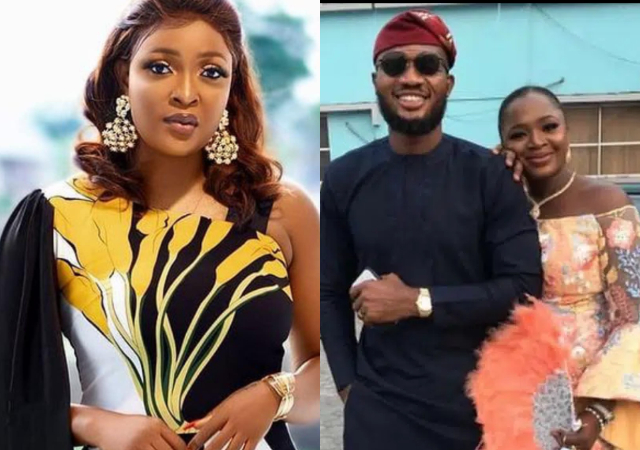Blessing Okoro exchange words with late IVD’s wife brother, slams him for granting 24 interviews [Video]