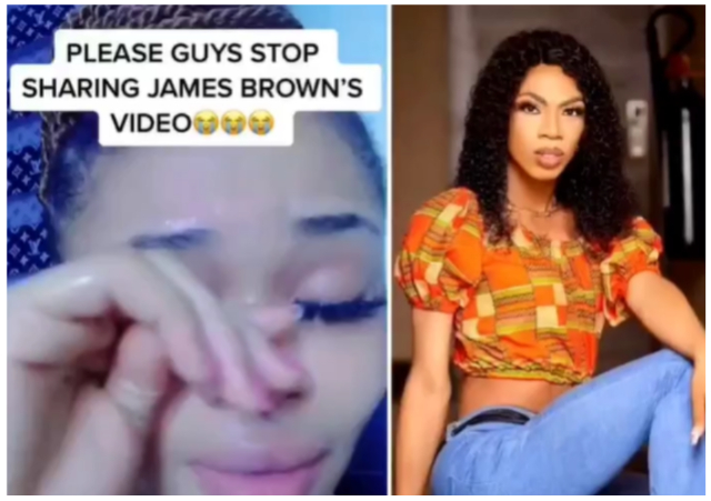 “i don't want my parents to see it, Please stop sharing the video” – Lady in James Brown’s leaked tape cries out [Video]