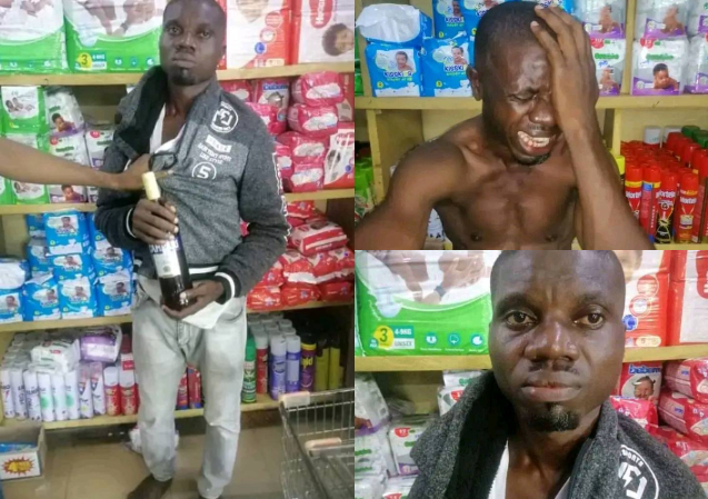 Man apprehended for allegedly stealing a bottle of wine to celebrate his birthday